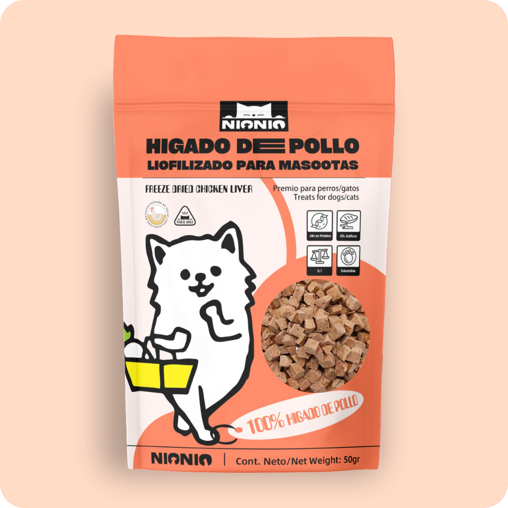 Cubitos Higado Pollo