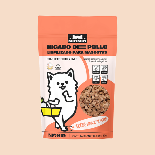 Cubitos Higado Pollo