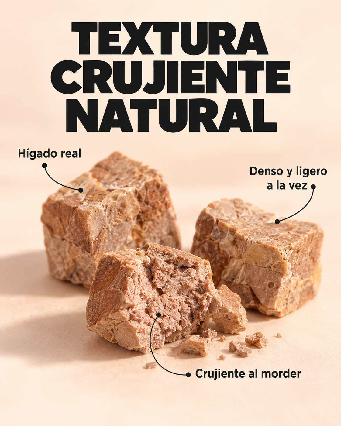 Cubitos Higado Pollo