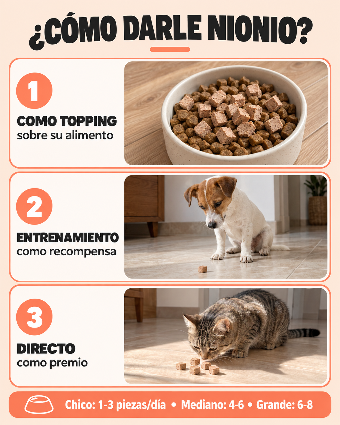 Cubitos Higado Pollo